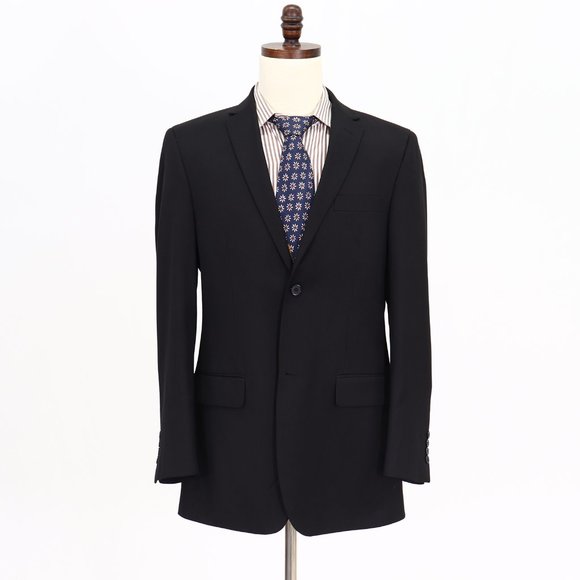 Lineage 40L Black Striped 2-Button Sport Coat Blazer Jacket B041 - Picture 5 of 12